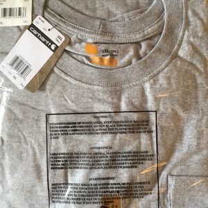 NWT Light Gray Carhartt Work T-Shirt 3XL T…